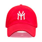 Letter MY Embroidery Baseball Cap Women Men Adjustable Soft Washed Cotton Sports Dad Hat Spring Summer Protection Sun Hats