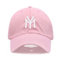 Letter MY Embroidery Baseball Cap Women Men Adjustable Soft Washed Cotton Sports Dad Hat Spring Summer Protection Sun Hats
