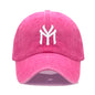 Letter MY Embroidery Baseball Cap Women Men Adjustable Soft Washed Cotton Sports Dad Hat Spring Summer Protection Sun Hats
