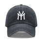 Letter MY Embroidery Baseball Cap Women Men Adjustable Soft Washed Cotton Sports Dad Hat Spring Summer Protection Sun Hats