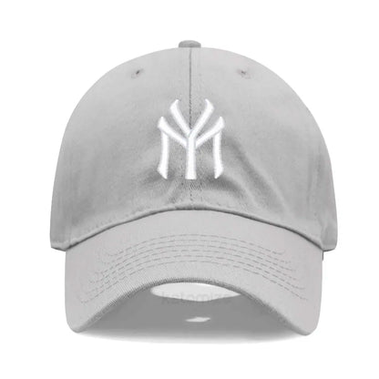 Letter MY Embroidery Baseball Cap Women Men Adjustable Soft Washed Cotton Sports Dad Hat Spring Summer Protection Sun Hats