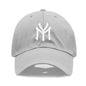 Letter MY Embroidery Baseball Cap Women Men Adjustable Soft Washed Cotton Sports Dad Hat Spring Summer Protection Sun Hats