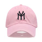 Letter MY Embroidery Baseball Cap Women Men Adjustable Soft Washed Cotton Sports Dad Hat Spring Summer Protection Sun Hats