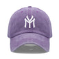 Letter MY Embroidery Baseball Cap Women Men Adjustable Soft Washed Cotton Sports Dad Hat Spring Summer Protection Sun Hats